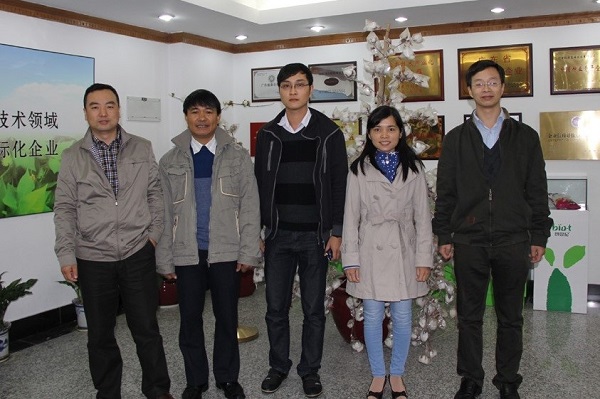 越南棉花和農業發展研究所Trinh Minh Hop博士來訪